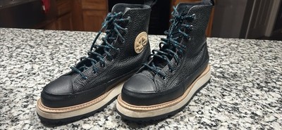 Used Once Chuck Taylor Crafted Leather Terrain Boots Shoes 162355c Dark