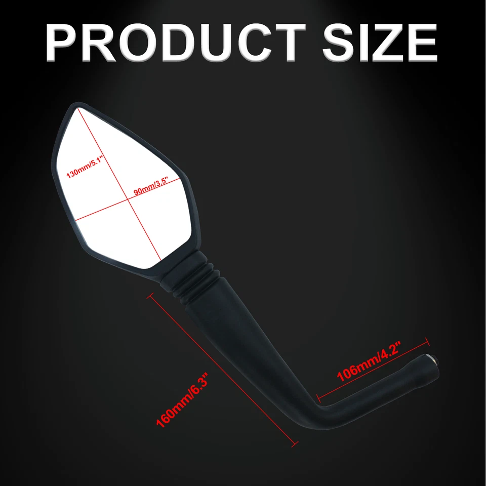 Espejos retrovisores laterales izquierdo y derecho para KTM 390 Duke 2015-2024 790 Duke 2018-2024 Foto 2 de 4