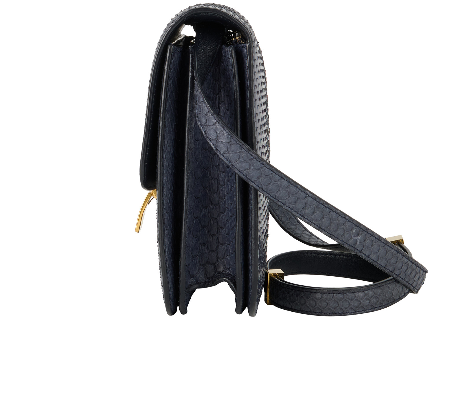 Celine Classic Box Crossbody Python Navy - image 4