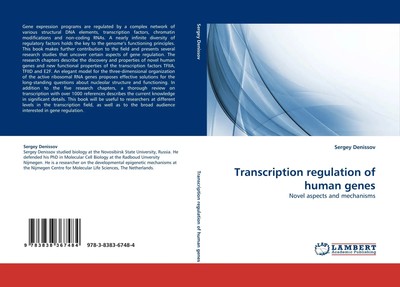 Sergey Denissov | Transcription regulation of human genes | Taschenbuch (2010)