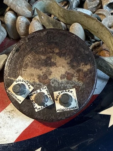 Rare Mac Mason Marked Caps W US Civil War Army Tin
