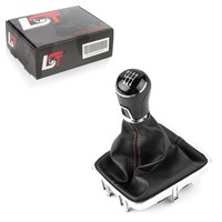 Schalthebel Schaltknauf Schaltmanschette 6-Gang Rot Design FüR Seat Alhambra 710