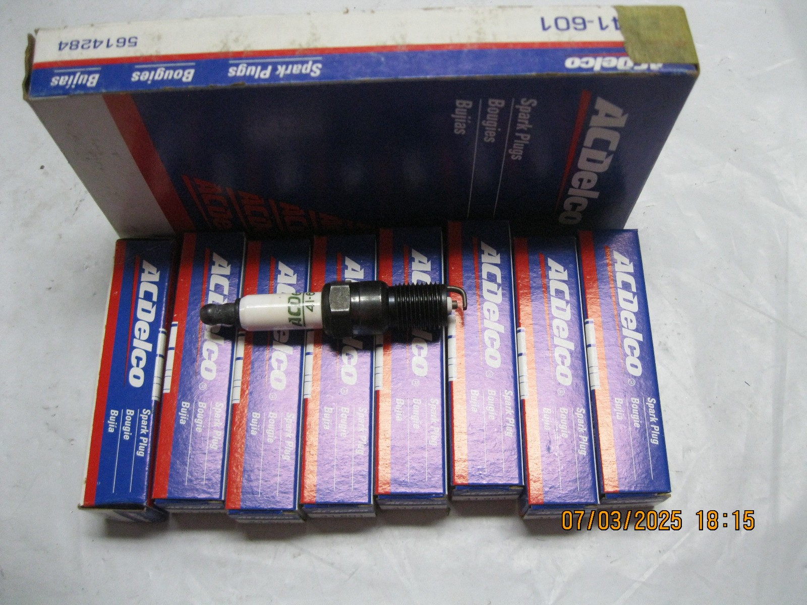 8 Spark Plugs-Conventional ACDelco 41-601 8 pack 5614284