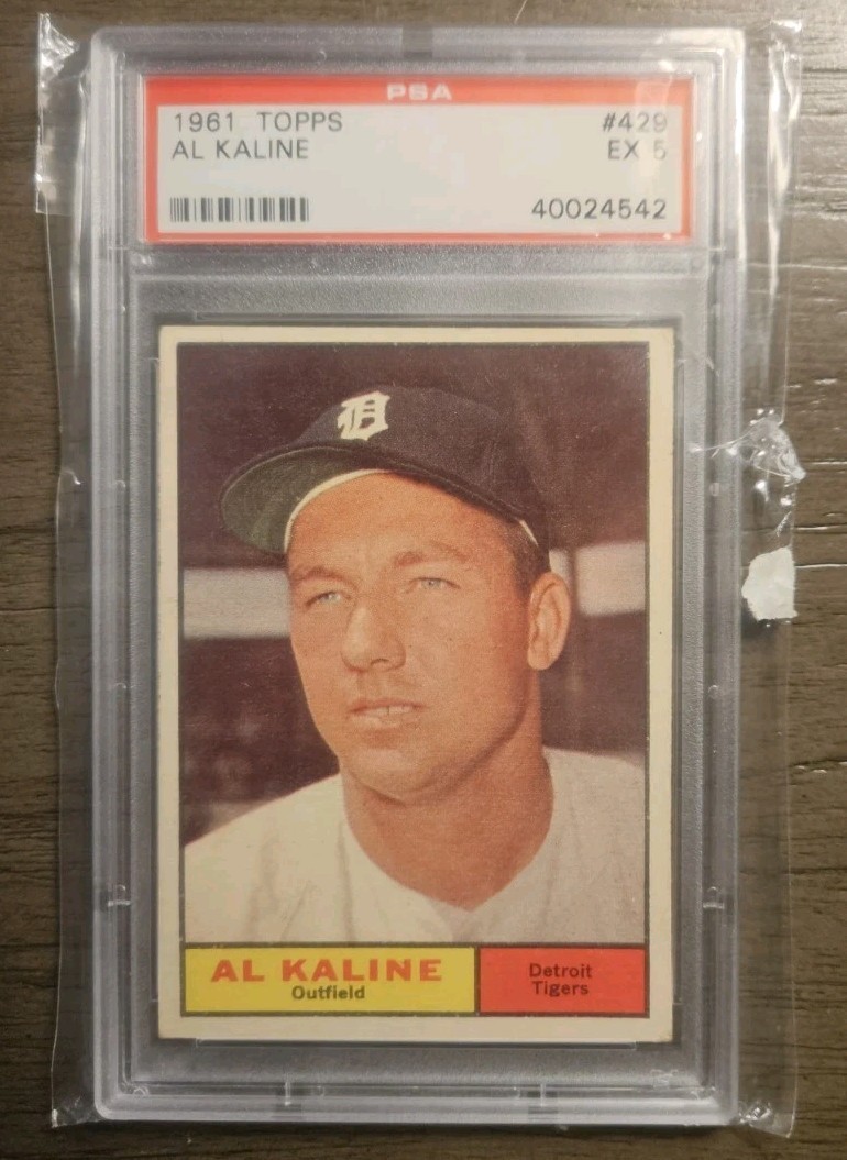 1961 Topps Al Kaline  #429 PSA 5 EX Detroit Tigers