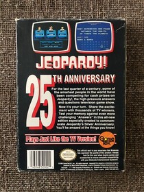 Jeopardy for NES Nintendo: Tested CIB - 25th Anniversary Edition Excellent Shape
