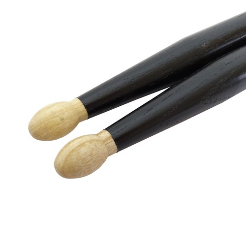 Baquetas keepdrum 5BB Black Hickory negras 3 pares - Imagen 5 de 5