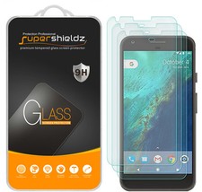 3X Supershieldz for Google Pixel XL Tempered Glass Screen Protector Saver