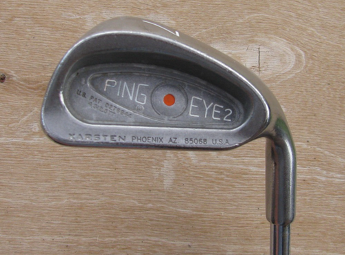 PING EYE 2 IRONS 4-PW IRON SET STIFF FLEX ZZ LITE STEEL SHAFT ORANGE DOT LIE - Picture 2 of 11