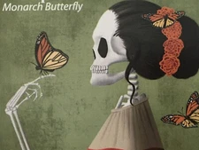 Mariposa Monarca Monarch Butterfly Day Of The Dead Scensational Wax Cube Melt   