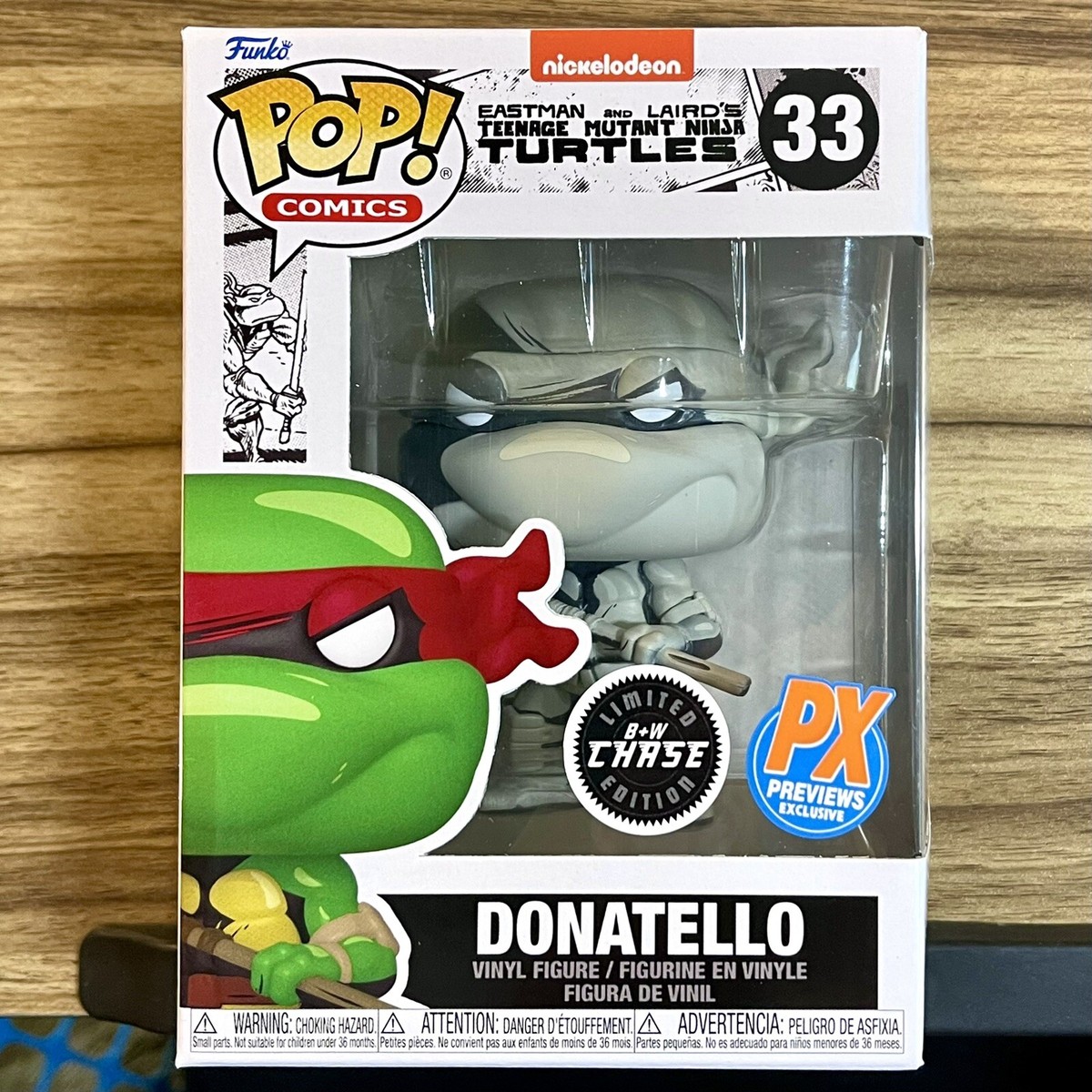 Donatello CHASE Funko Pop #33 Teenage Mutant Ninja Turtles PX
