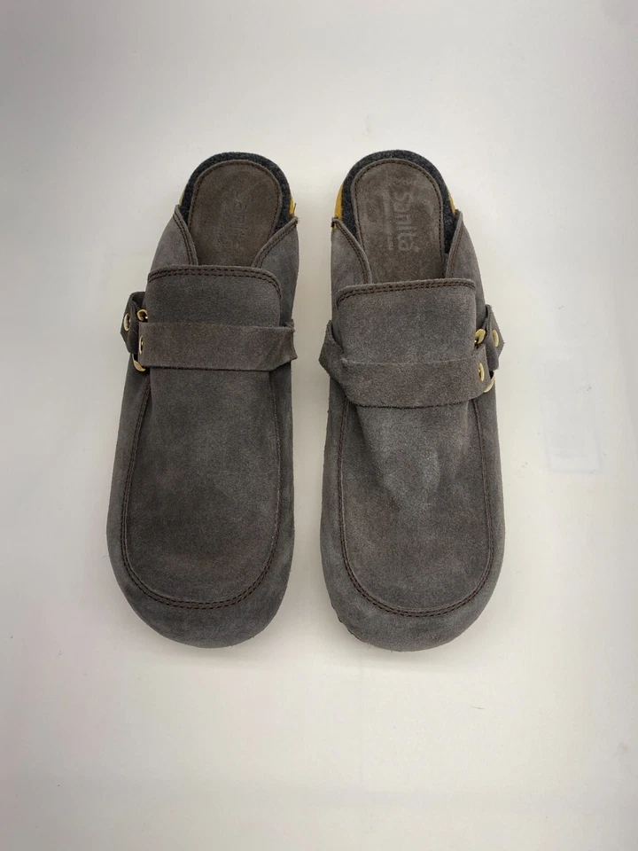 Женские деревянные сабо Sanita Lissy из антрацита размер 10 - Изображение 2 из 4