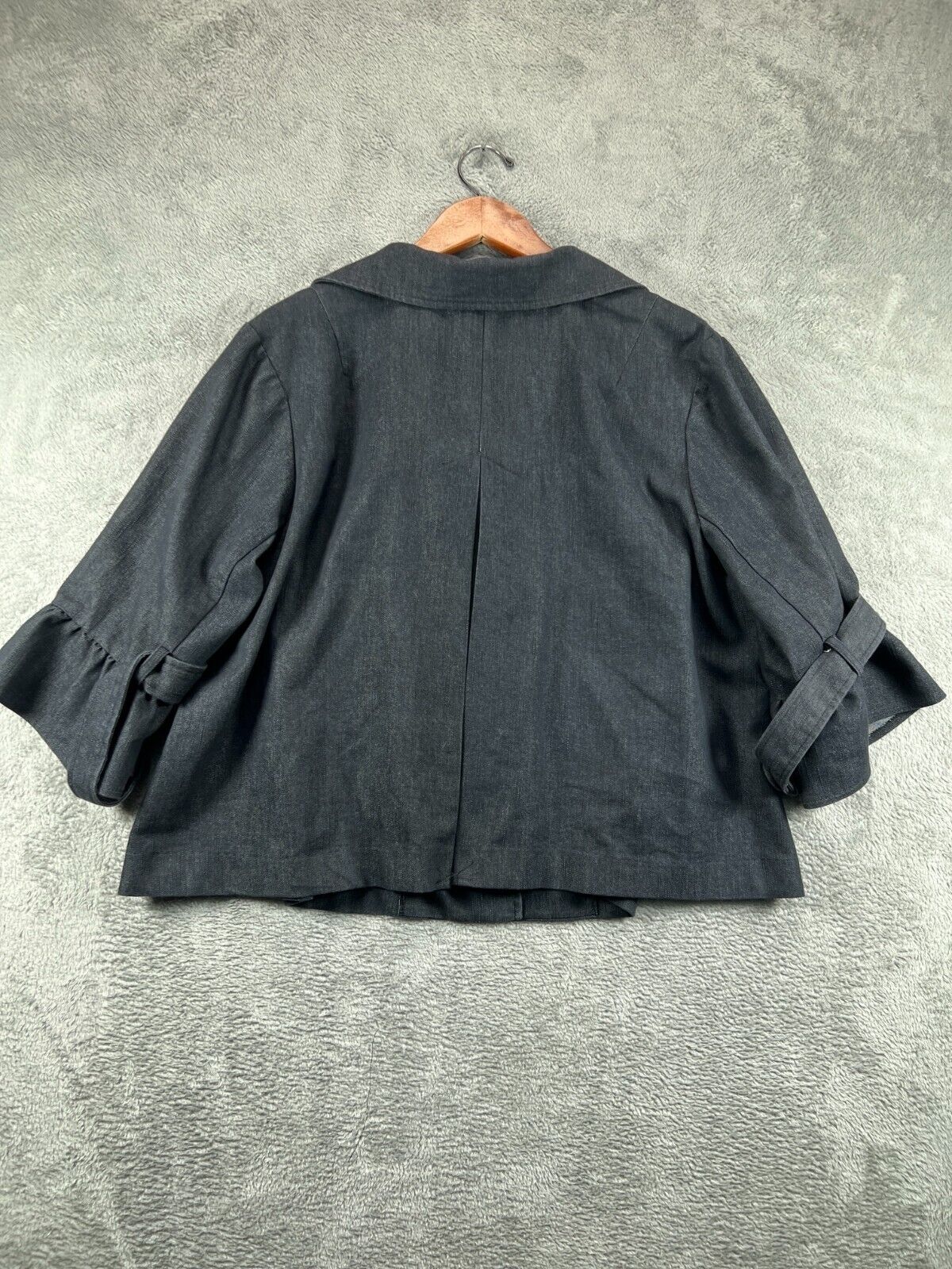 Womens Jackets 18/20W Cato Black 3/4 Bell Sleeve … - image 6