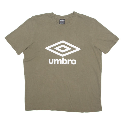 UMBRO Mens T-Shirt Green XL