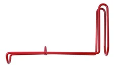 HT Pail Wire Rod Holder - TWO - Red - Fits on 5-6 Gal. Pail, Ice Fishing #PWR-1