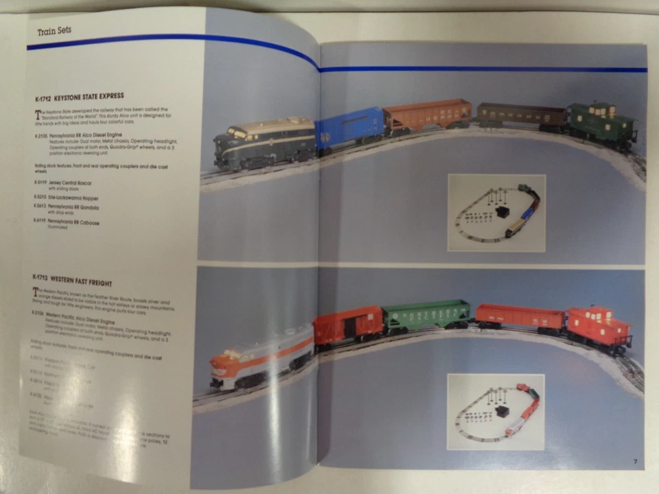 Vintage K-Line Electric Trains 1988 Catalog - Image 4 of 4
