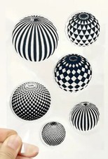 Orb Sphere Clear Cling Stamps