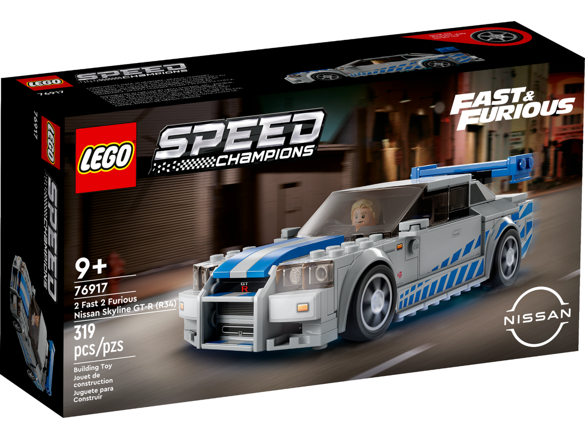 LEGO 76917 2 Fast 2 Furious Nissan Skyline GT-R (R34) - NEW AND