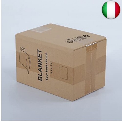 Aisbo Plaid Coperta Pile Singolo - Coperta Calda Invernale per Divano e Letto - Foto 14 di 14