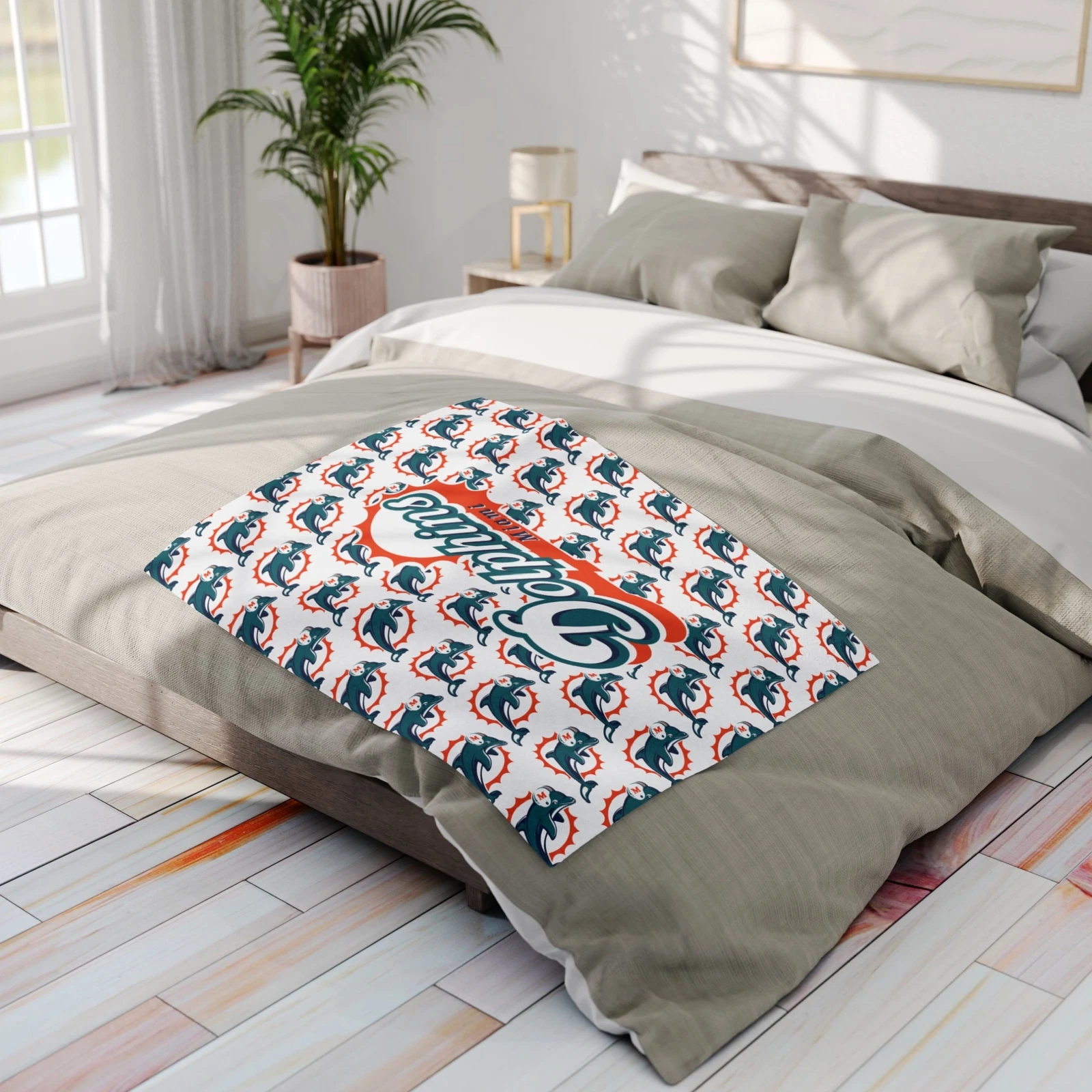 Miami Dolphins Fleece Blanket