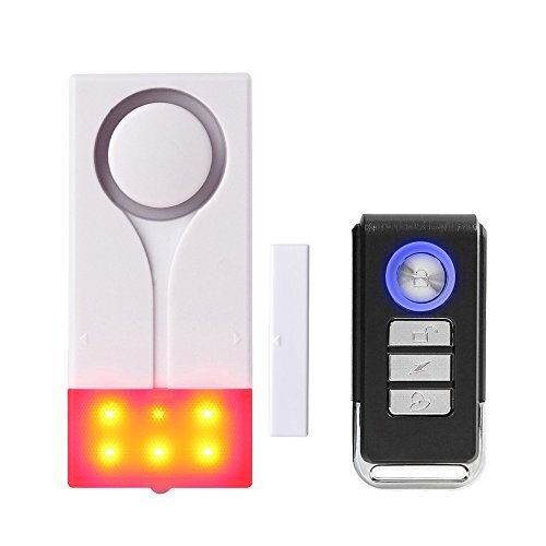 Mengshen Allarme audio allarme senza fili allarme sensore magnetico per (W9h)