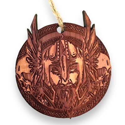 Ornament - Tribal Turtle - Raw Wood 3x3in Ornament - Tribal Turtle - Raw Wood 3x3in