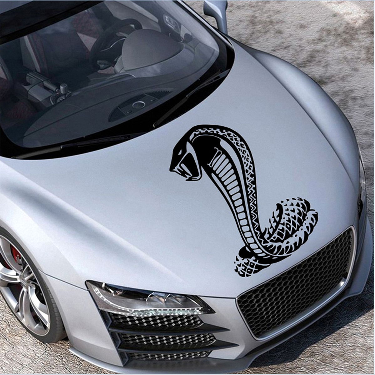Adesivi Murali 3D Black Mamba Snake Window Decal Wall Sticker - Foto 2