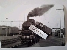 Fotografia Stazione di Calalzo Locomotiva a vapore FS Gr 640.008 con carrozze