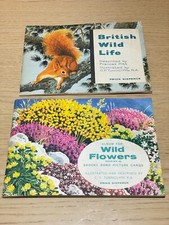 Charles Tunnicliffe BRITISH WILD LIFE, WILD FLOWERS Brooke Bond Picture Cards