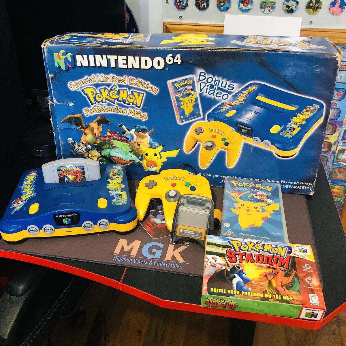 AUSTRALIAN Nintendo 64 Pokemon Stadium Console Box AUSTRALIAN Nintendo 64 Pokemon Stadium Console Box