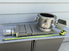 VAT 10" OD Flange Stainless Steel Manual Gate Valve and viewport chamber