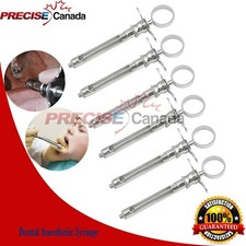 6 German Dental Anesthetic Syringe Self-Aspirating 1.8CC-Dental Instruments-A 