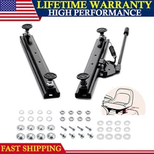 New Seat Slider Track Assembly Kit with Hardware for Go Kart Go Cart Seats USA