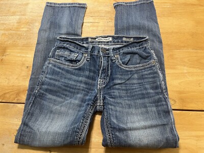 Buckle BKE Aiden Straight 27S 27 x 29 Womens Distressed Blue Jeans A17