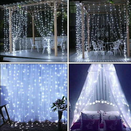 300 LED USB String Light Remote Control Home Party Wedding Curtain Fairy Lights - Picture 9 of 24