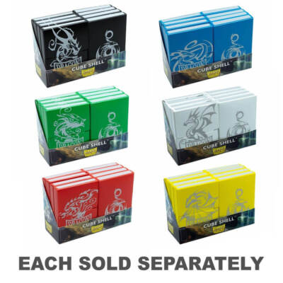 Dragon Shield Cube Shell Strong Material Firm Lock Tribal Dragon Print Deck Box
