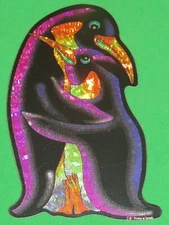 PENGUIN BIRD NORTH POLE LOVE PRISM VENDING MACHINE STICKER ICE CUDDLE ANTARCTICA