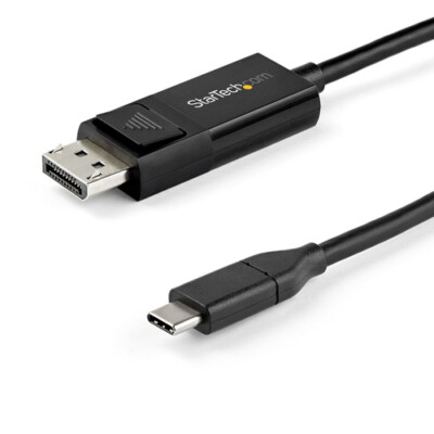 StarTech.com 1m USB-C auf DisplayPort 1.4 Adapterkabel - Bidirektional