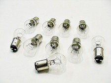 Box of 10 Fit Toyota Stock Incandescent Brake Tail Lights Turn Signal Bulbs Lamp
