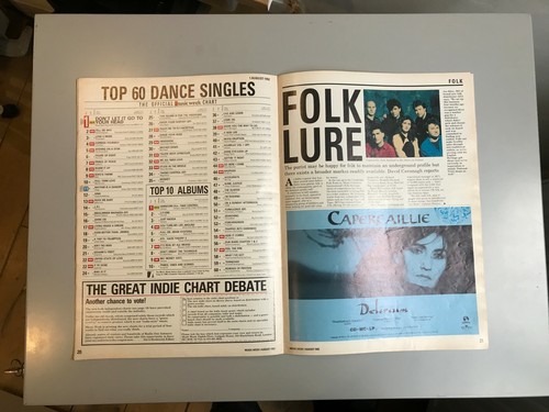 MUSIC WEEK 1992 TOTP 90s BOB MARLEY WARNING / 3 page FOLK MUSIC special Rofo PWL - 第 3/6 張圖片