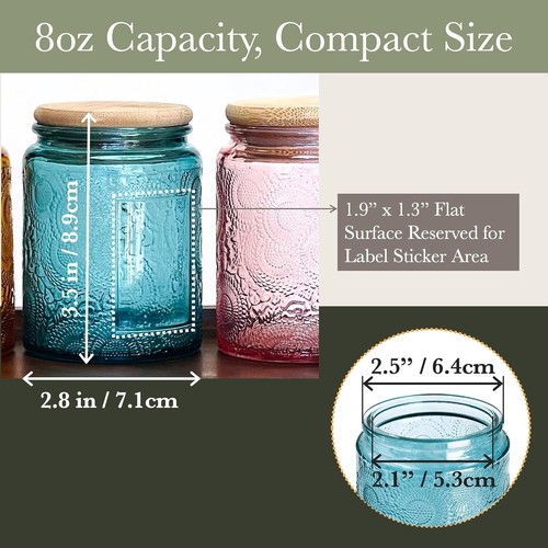 Elegant 20 Count Mini Glass Jars with Reusable Bamboo Lids - Perfect for Parties - Picture 7 of 9
