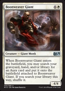 Boonweaver Giant x4 - Magic 2015 - NM-Mint, English - Magic 2015