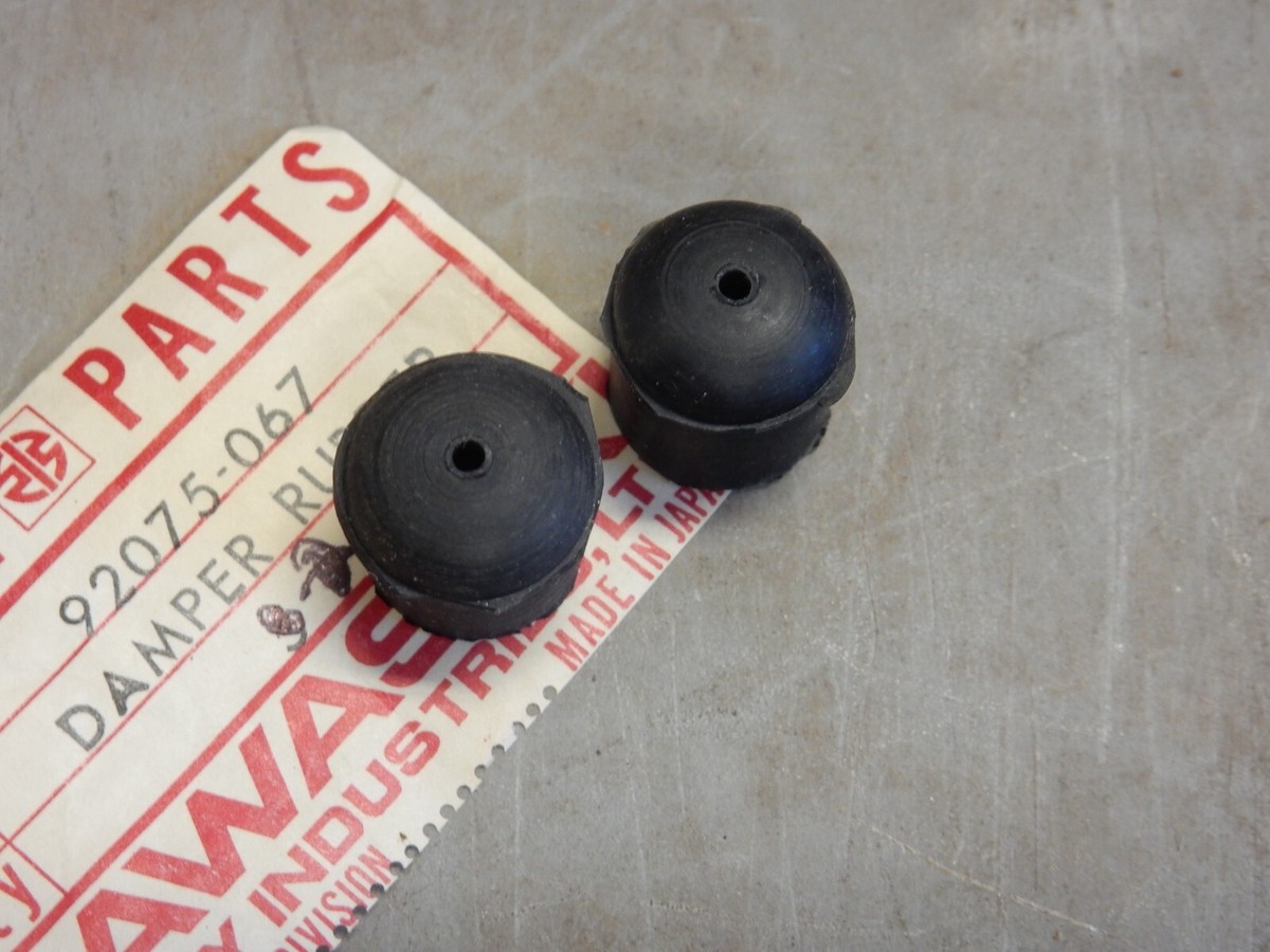 NOS Kawasaki Rubber Dampers 1971 F6 1971-1975 F7 ENDURO 92075-067