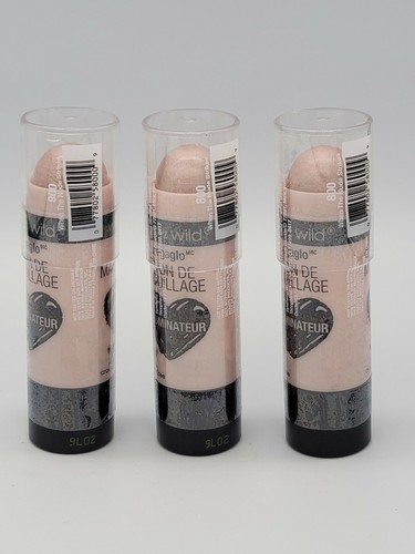 (3) Wet N Wild MegaGlo Makeup Stick Highlight Sealed 800 - When The Nude Strikes - Picture 3 of 5