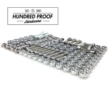 HUNDRED PROOF HARDWARE K20a K24 K Series Engine Bolt Kit Honda Acura [Silver]