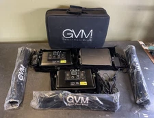 GVM GVM-1300D 3PK RGB LED VIDEO LIGHT 65W LIGHTING KIT