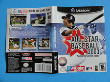 NINTENDO GAMECUBE - ALL-STAR BASEBALL 2003 ORIGINAL COVER ART -NO GAME INCLUDED