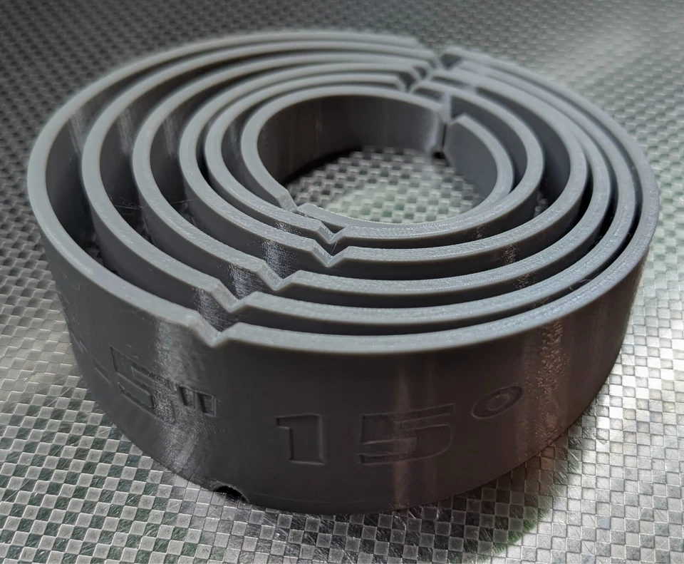 kit guia de corte de torta de intercooler/exaustor 2"-4.5" 9° e 15° incrementos de meia polegada - Imagem 3 de 4