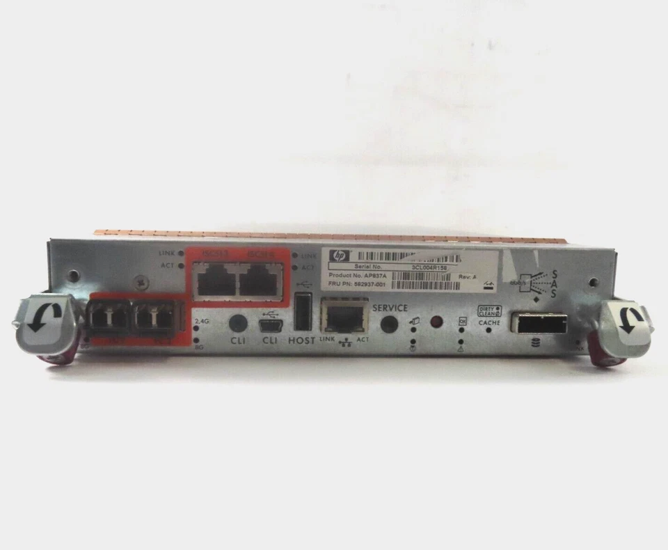 HP StorageWorks P2000 G3 AP837A FC/iSCSI Smart Array Controller - 582937-001 - Image 2 of 3