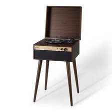 RECORD PLAYER WITH STAND Speakers and Wireless Bluetooth