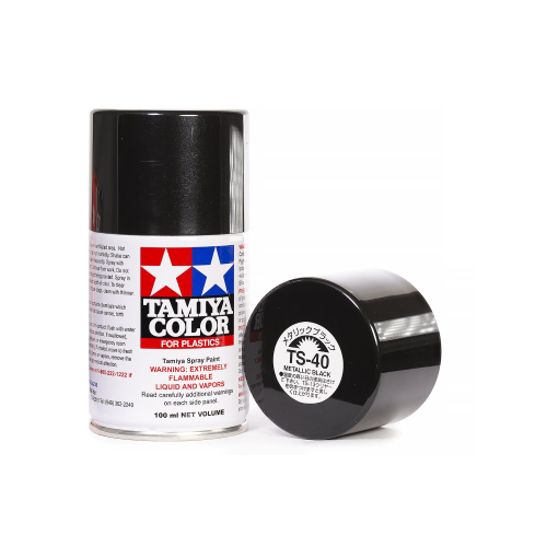 Tamiya Color Metallic Black 100ml Spray